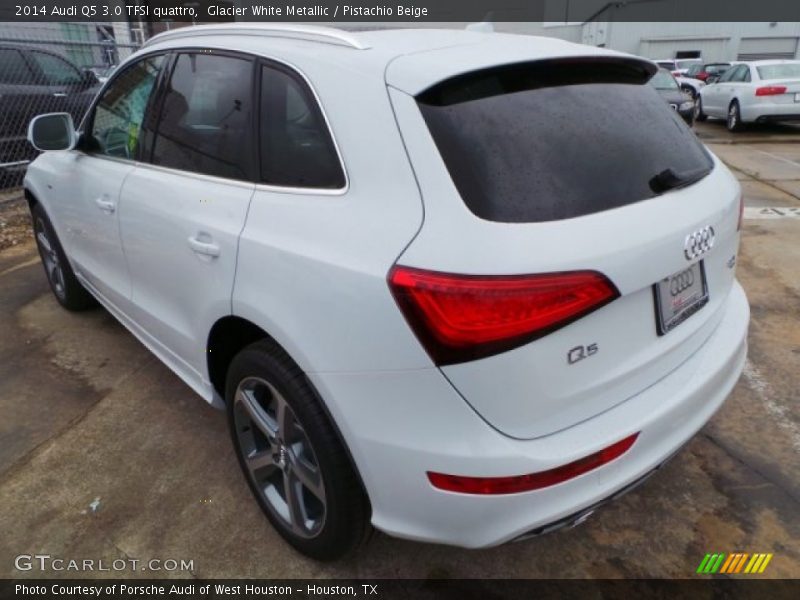 Glacier White Metallic / Pistachio Beige 2014 Audi Q5 3.0 TFSI quattro