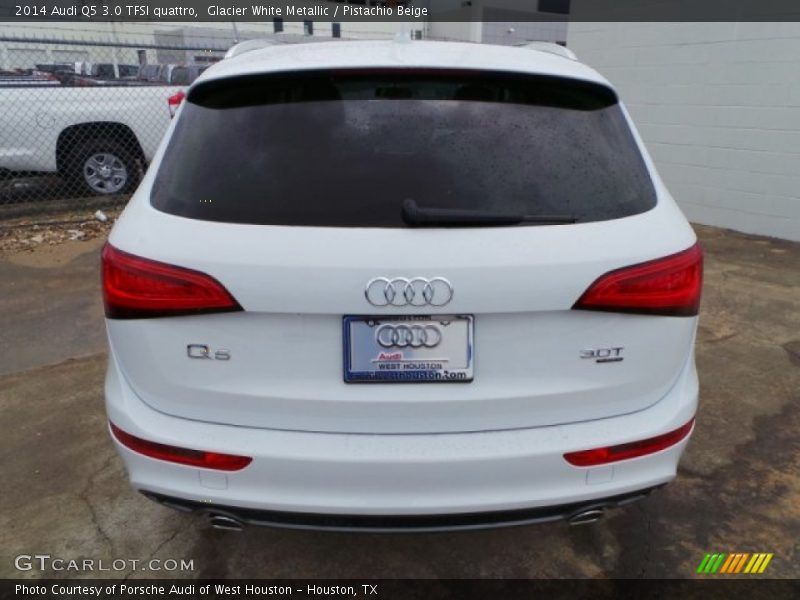 Glacier White Metallic / Pistachio Beige 2014 Audi Q5 3.0 TFSI quattro