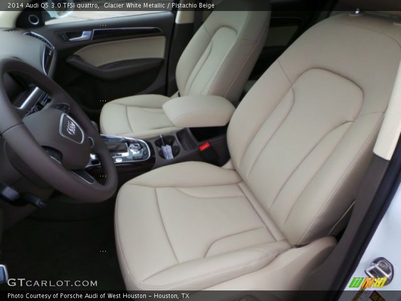 Glacier White Metallic / Pistachio Beige 2014 Audi Q5 3.0 TFSI quattro