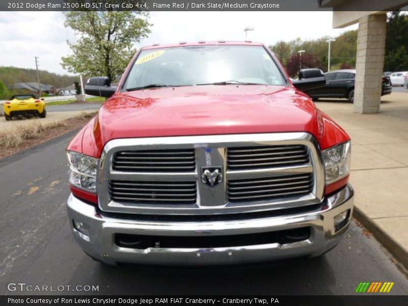 Flame Red / Dark Slate/Medium Graystone 2012 Dodge Ram 2500 HD SLT Crew Cab 4x4