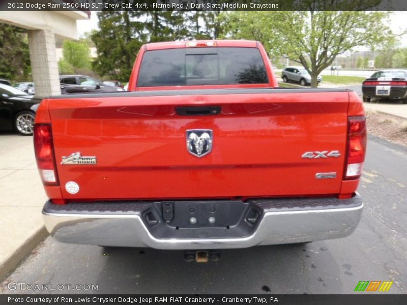 Flame Red / Dark Slate/Medium Graystone 2012 Dodge Ram 2500 HD SLT Crew Cab 4x4