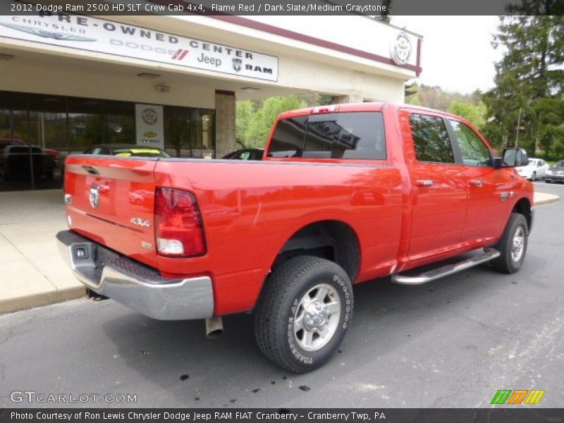 Flame Red / Dark Slate/Medium Graystone 2012 Dodge Ram 2500 HD SLT Crew Cab 4x4