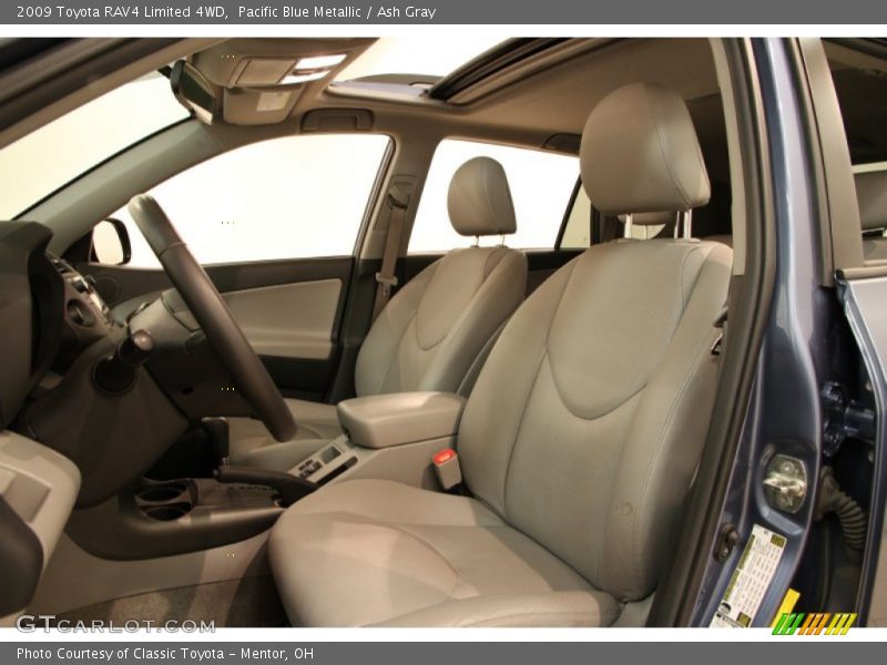 Pacific Blue Metallic / Ash Gray 2009 Toyota RAV4 Limited 4WD