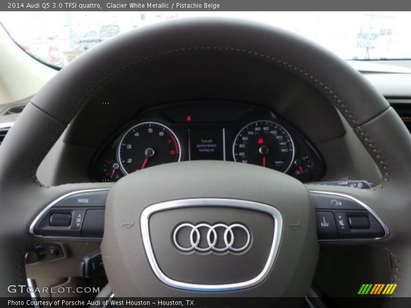 Glacier White Metallic / Pistachio Beige 2014 Audi Q5 3.0 TFSI quattro