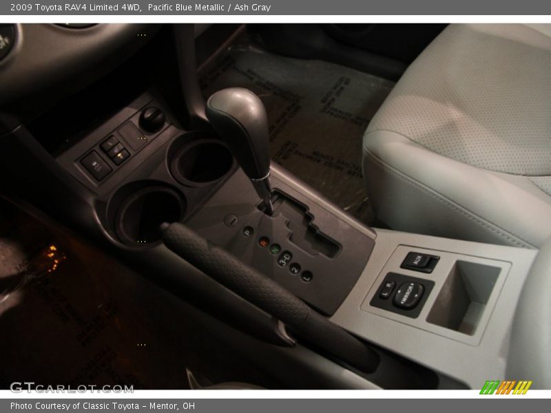 Pacific Blue Metallic / Ash Gray 2009 Toyota RAV4 Limited 4WD