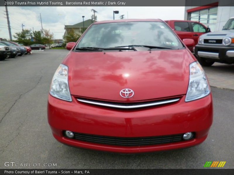 Barcelona Red Metallic / Dark Gray 2009 Toyota Prius Hybrid Touring