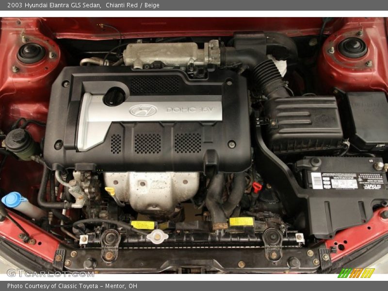  2003 Elantra GLS Sedan Engine - 2.0 Liter DOHC 16 Valve 4 Cylinder