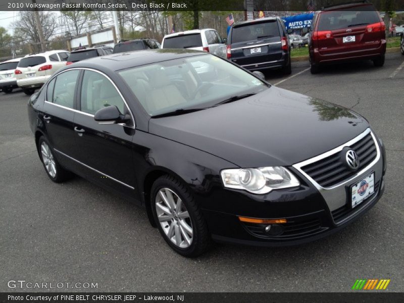 Deep Black / Black 2010 Volkswagen Passat Komfort Sedan
