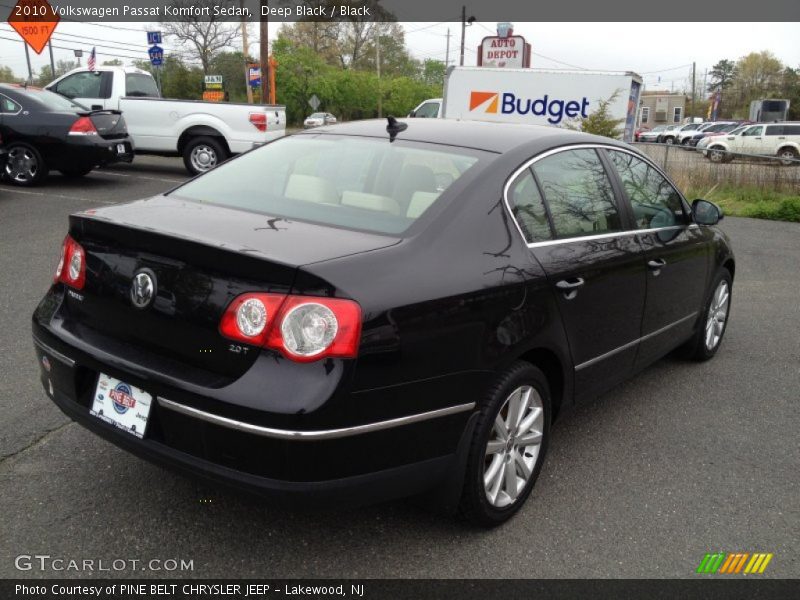 Deep Black / Black 2010 Volkswagen Passat Komfort Sedan