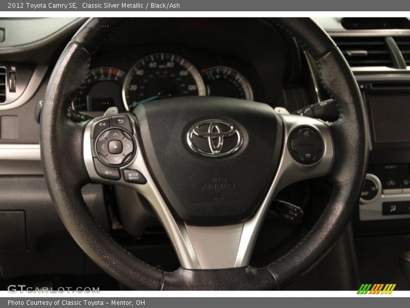 Classic Silver Metallic / Black/Ash 2012 Toyota Camry SE