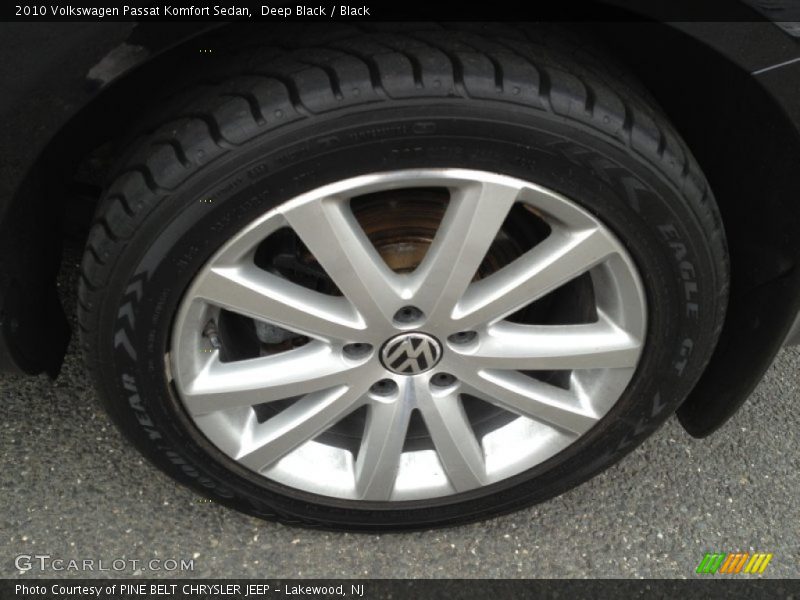 Deep Black / Black 2010 Volkswagen Passat Komfort Sedan