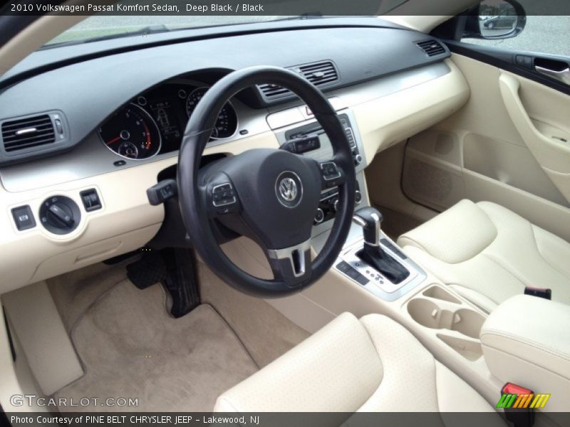 Deep Black / Black 2010 Volkswagen Passat Komfort Sedan