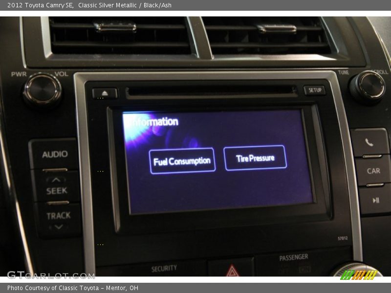 Classic Silver Metallic / Black/Ash 2012 Toyota Camry SE