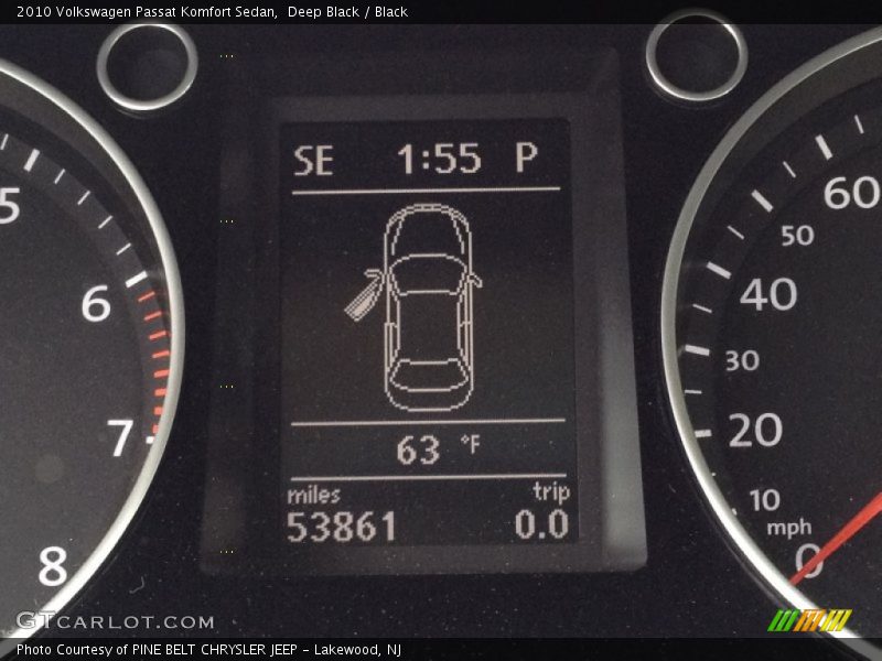 Deep Black / Black 2010 Volkswagen Passat Komfort Sedan