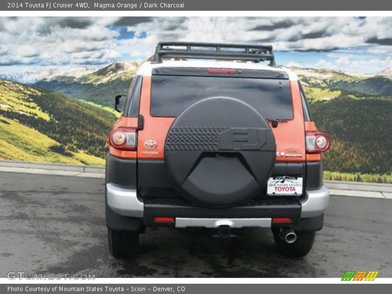 Magma Orange / Dark Charcoal 2014 Toyota FJ Cruiser 4WD