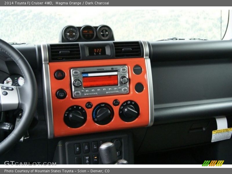 Magma Orange / Dark Charcoal 2014 Toyota FJ Cruiser 4WD