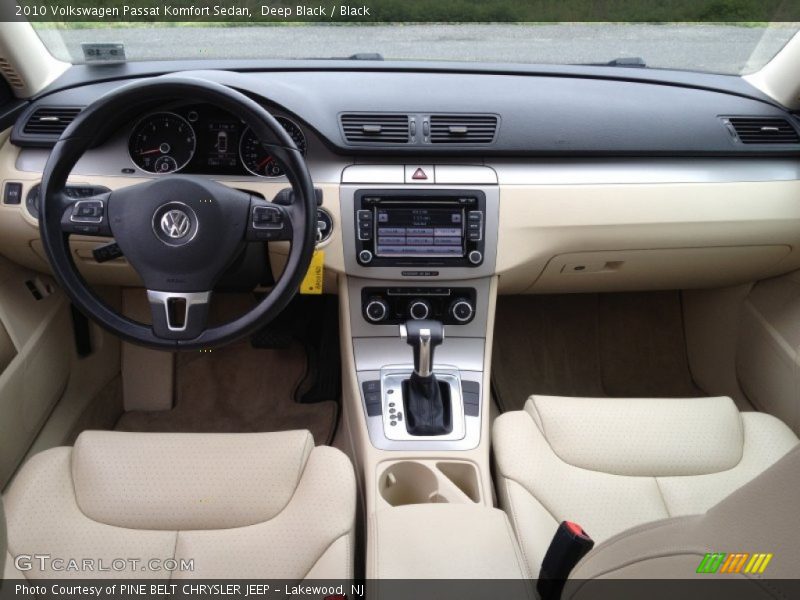 Deep Black / Black 2010 Volkswagen Passat Komfort Sedan