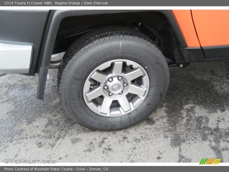 Magma Orange / Dark Charcoal 2014 Toyota FJ Cruiser 4WD
