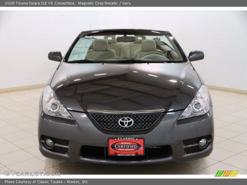 Magnetic Gray Metallic / Ivory 2008 Toyota Solara SLE V6 Convertible