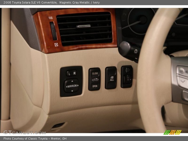Magnetic Gray Metallic / Ivory 2008 Toyota Solara SLE V6 Convertible
