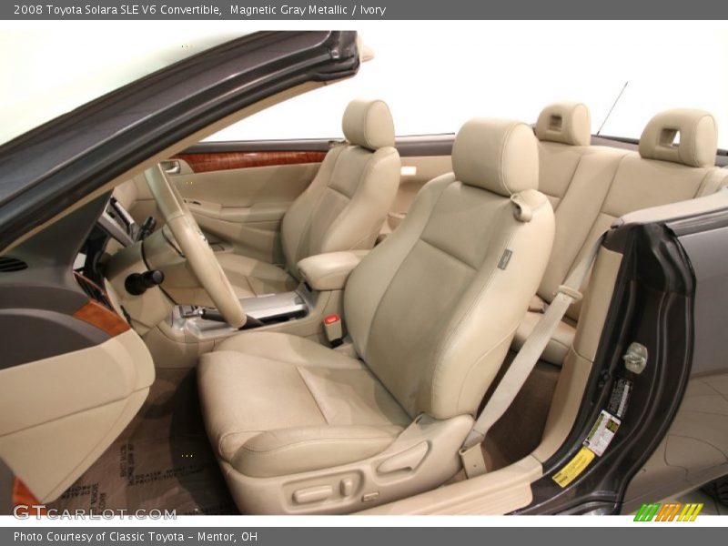 Magnetic Gray Metallic / Ivory 2008 Toyota Solara SLE V6 Convertible