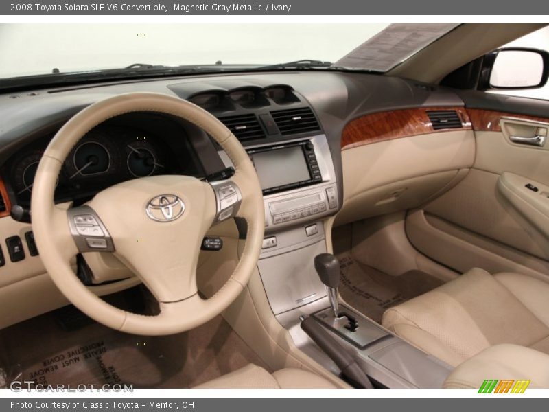Magnetic Gray Metallic / Ivory 2008 Toyota Solara SLE V6 Convertible