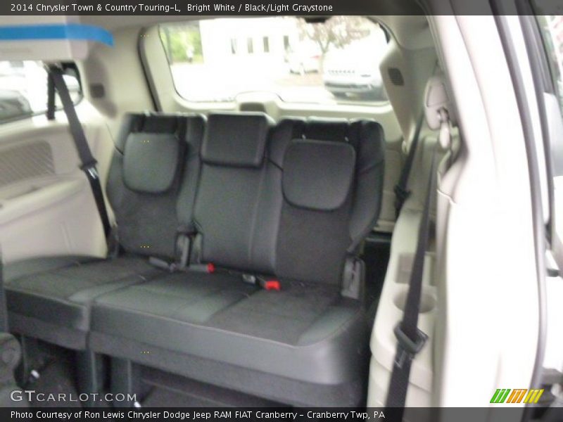 Bright White / Black/Light Graystone 2014 Chrysler Town & Country Touring-L