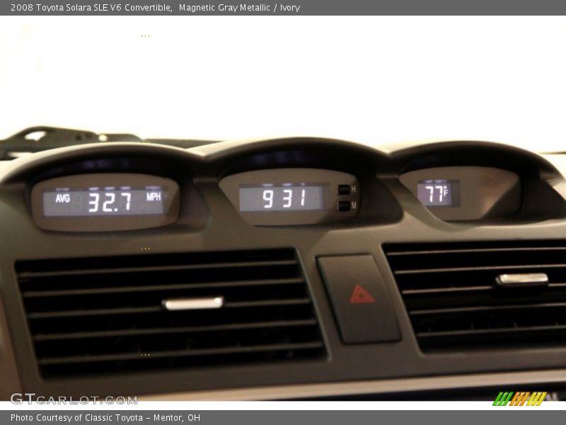 Magnetic Gray Metallic / Ivory 2008 Toyota Solara SLE V6 Convertible