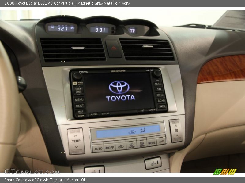 Magnetic Gray Metallic / Ivory 2008 Toyota Solara SLE V6 Convertible
