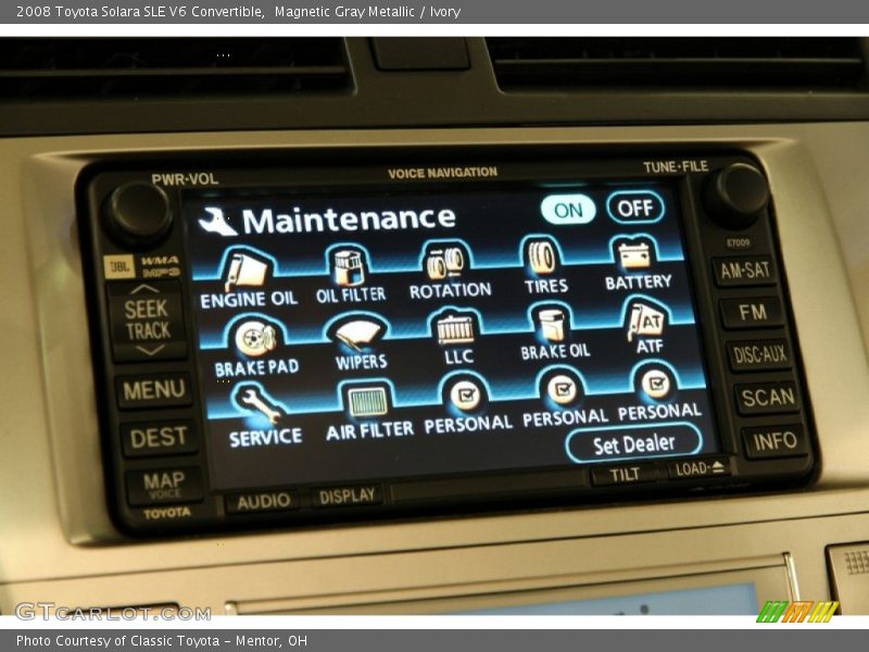 Magnetic Gray Metallic / Ivory 2008 Toyota Solara SLE V6 Convertible