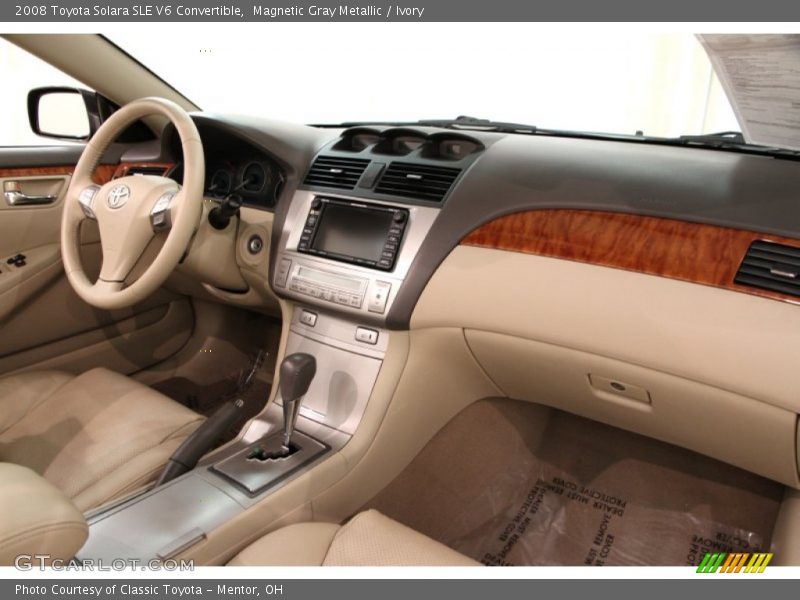 Magnetic Gray Metallic / Ivory 2008 Toyota Solara SLE V6 Convertible