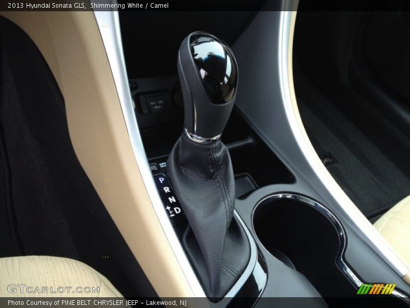 Shimmering White / Camel 2013 Hyundai Sonata GLS