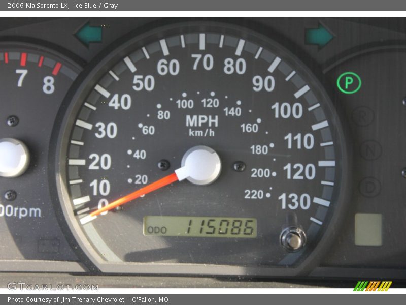 Ice Blue / Gray 2006 Kia Sorento LX