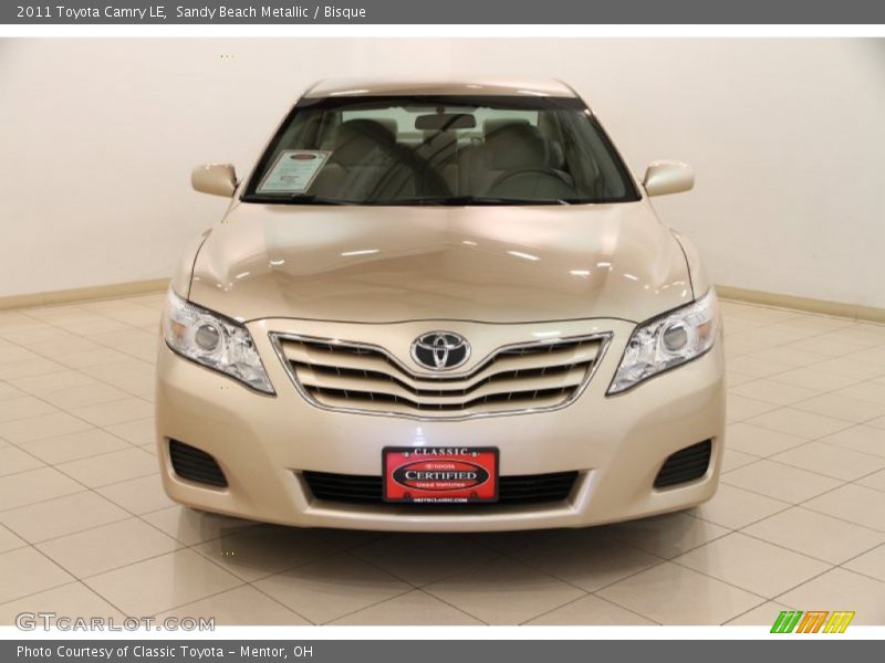 Sandy Beach Metallic / Bisque 2011 Toyota Camry LE