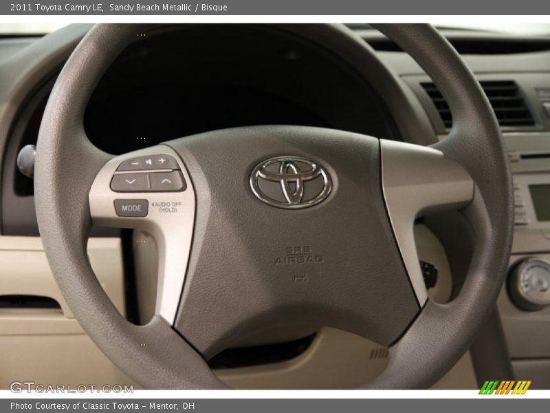Sandy Beach Metallic / Bisque 2011 Toyota Camry LE