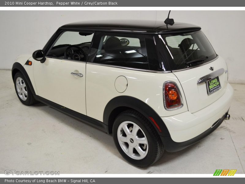 Pepper White / Grey/Carbon Black 2010 Mini Cooper Hardtop