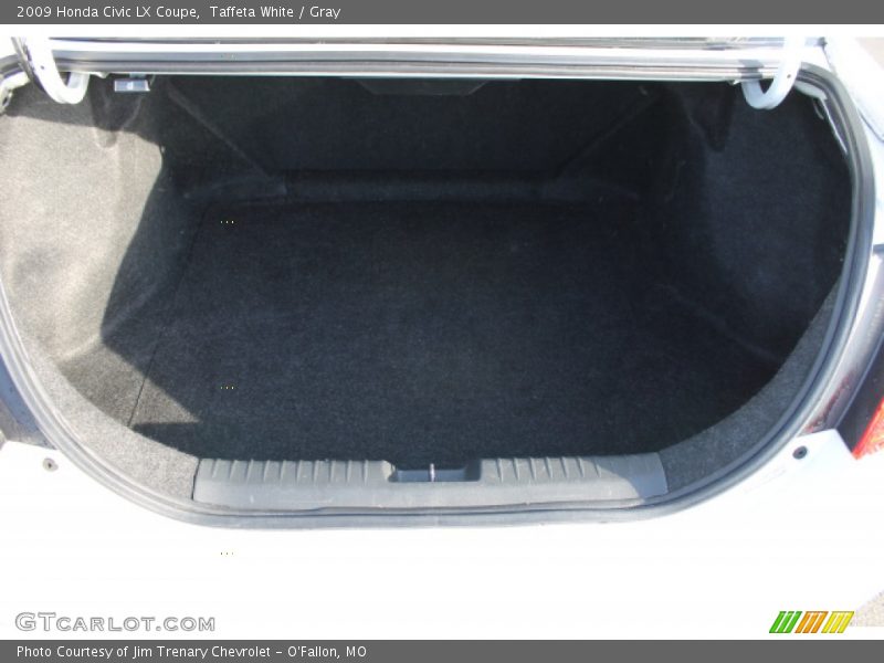 Taffeta White / Gray 2009 Honda Civic LX Coupe