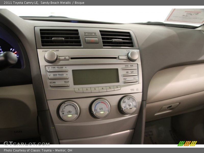 Sandy Beach Metallic / Bisque 2011 Toyota Camry LE