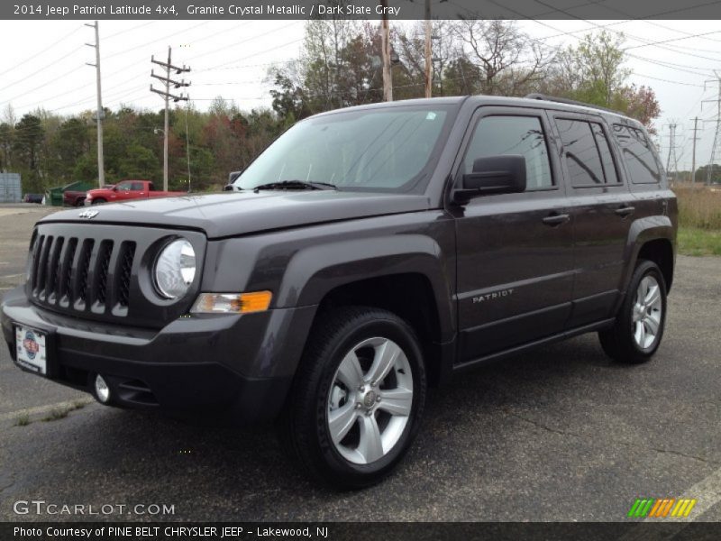 Granite Crystal Metallic / Dark Slate Gray 2014 Jeep Patriot Latitude 4x4