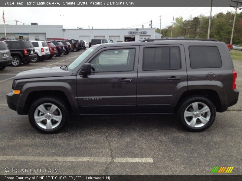 Granite Crystal Metallic / Dark Slate Gray 2014 Jeep Patriot Latitude 4x4