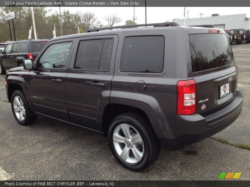 Granite Crystal Metallic / Dark Slate Gray 2014 Jeep Patriot Latitude 4x4