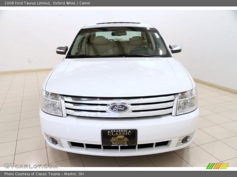 Oxford White / Camel 2008 Ford Taurus Limited