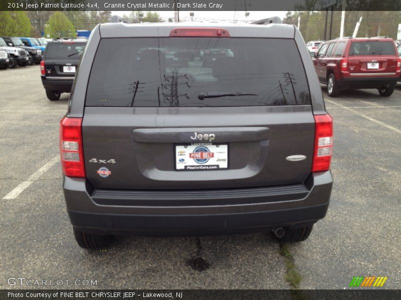 Granite Crystal Metallic / Dark Slate Gray 2014 Jeep Patriot Latitude 4x4