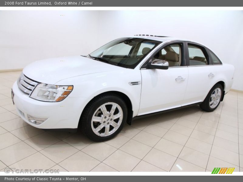 Oxford White / Camel 2008 Ford Taurus Limited