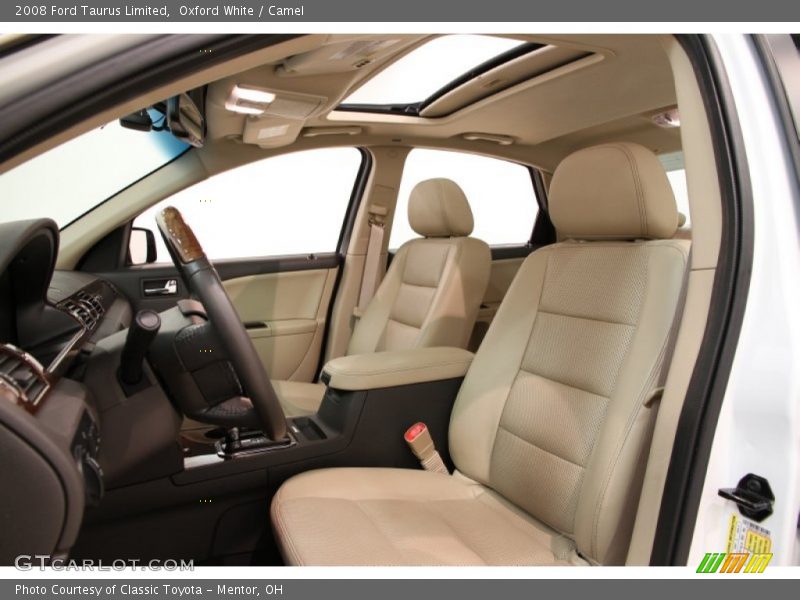 Oxford White / Camel 2008 Ford Taurus Limited