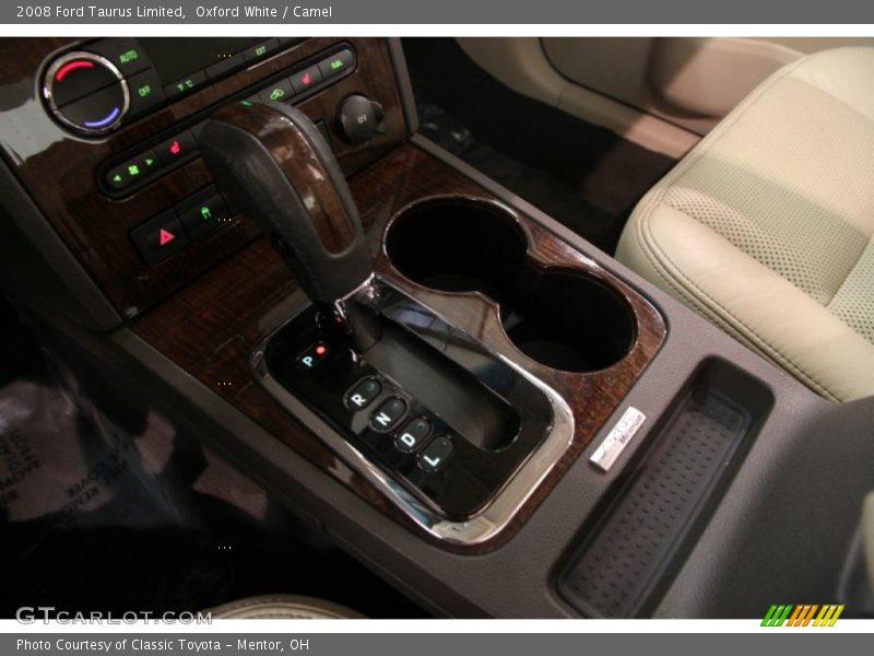 Oxford White / Camel 2008 Ford Taurus Limited