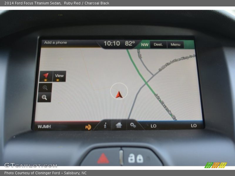 Ruby Red / Charcoal Black 2014 Ford Focus Titanium Sedan