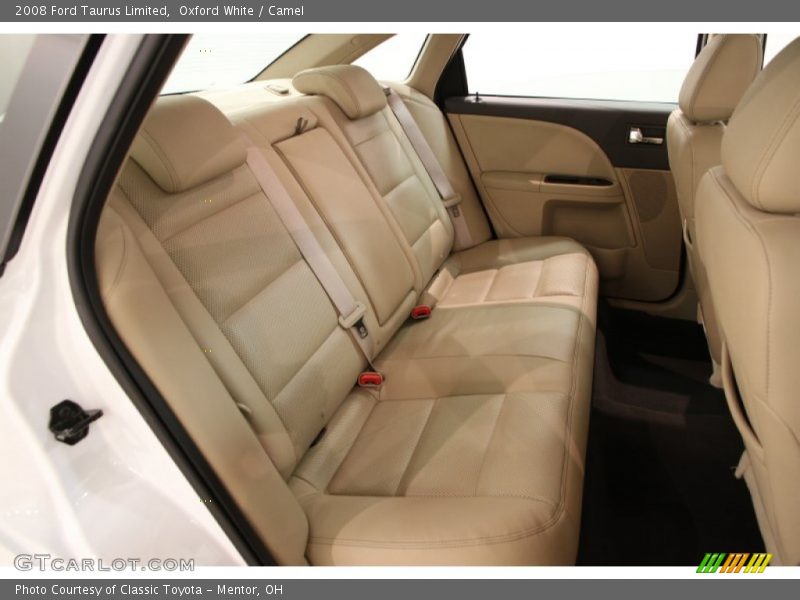 Oxford White / Camel 2008 Ford Taurus Limited
