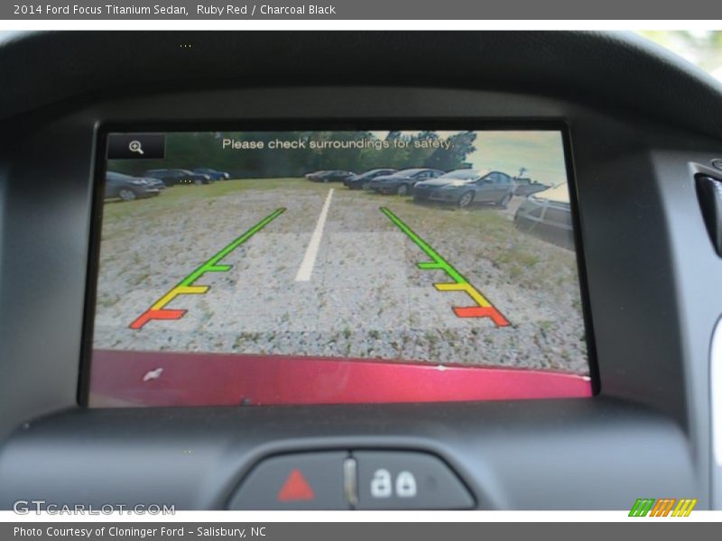 Ruby Red / Charcoal Black 2014 Ford Focus Titanium Sedan
