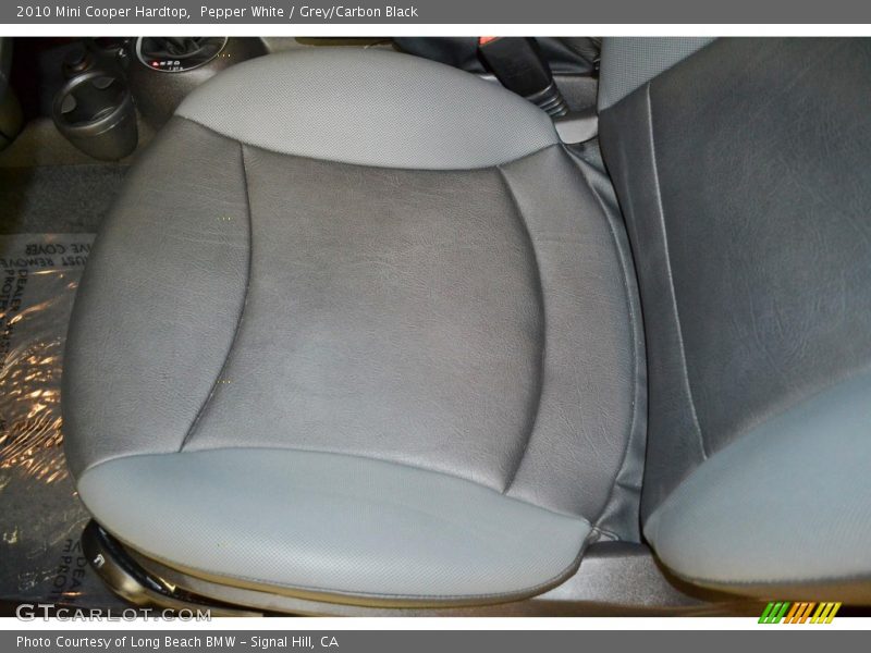 Pepper White / Grey/Carbon Black 2010 Mini Cooper Hardtop